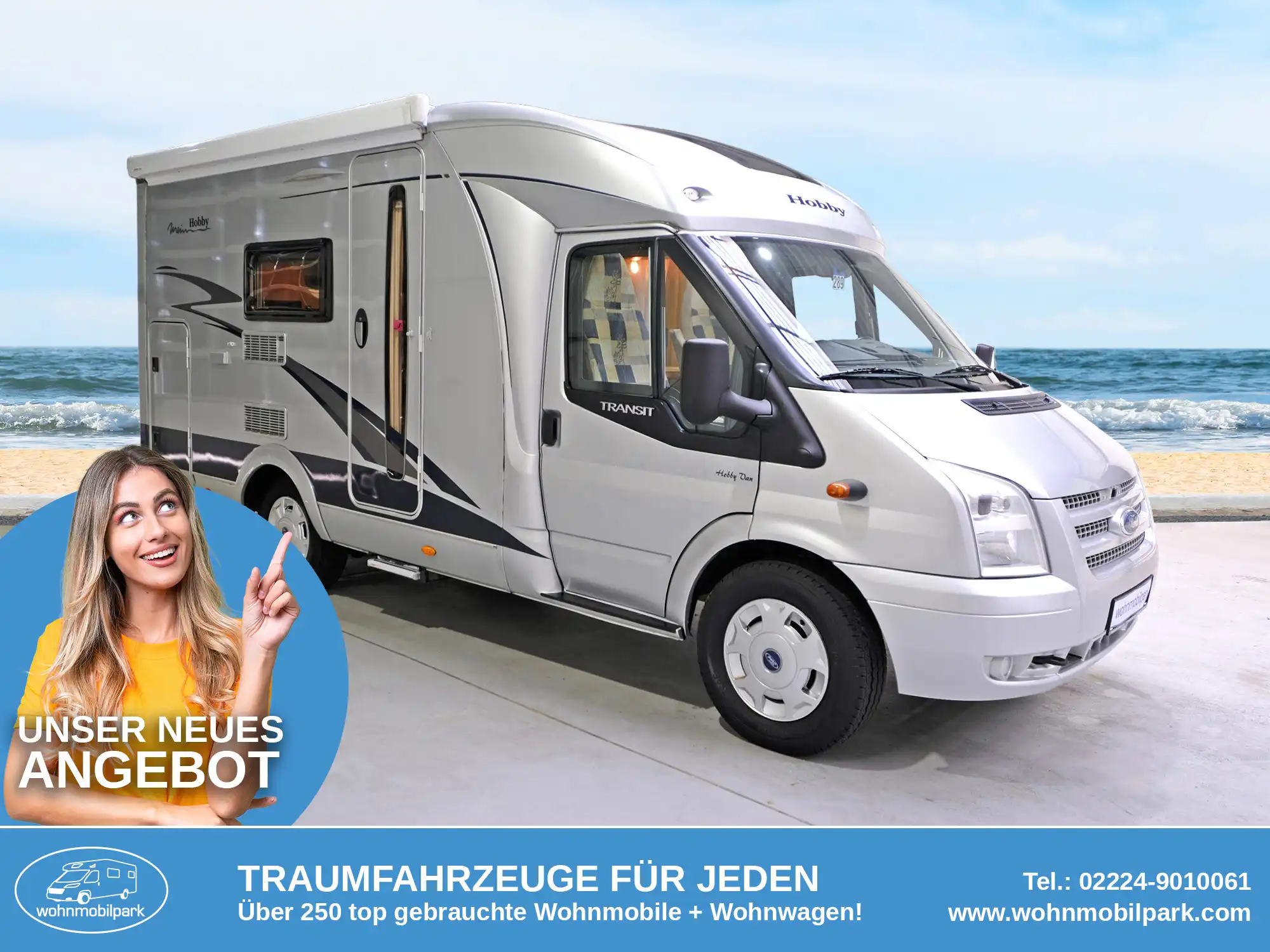 HOBBY Siesta T 500 GFSC Teilintegrierter gebraucht kaufen in Bad Honnef